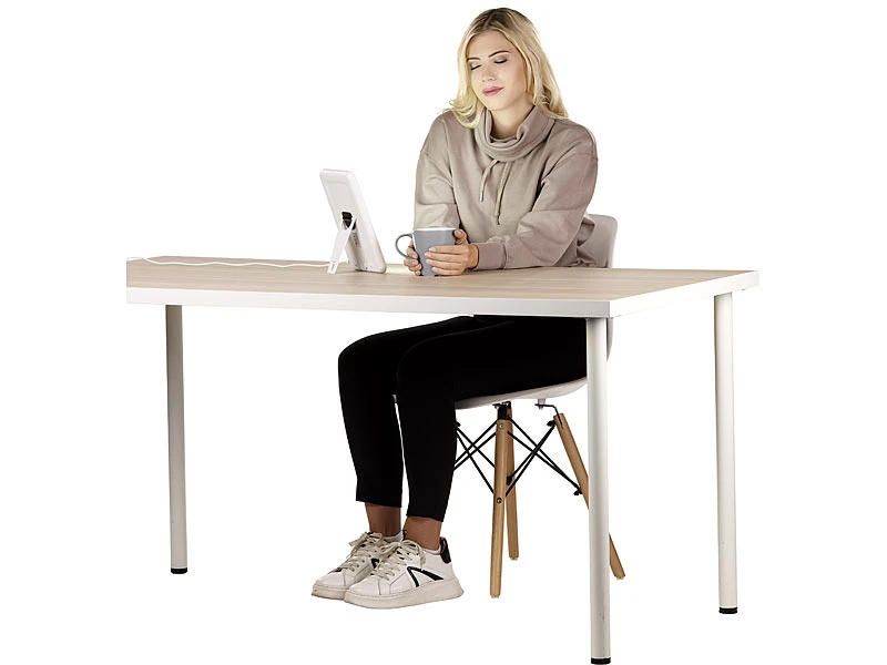 Lunartec LED Tageslicht:2er-Set CCT-LED-Tageslichtlampe, 10.000 Lux, Timer, USB-C, 3000-6500K 8 Lunartec LED Tageslicht:2er-Set CCT-LED-Tageslichtlampe, 10.000 Lux, Timer, USB-C, 3000-6500K – Bild 6