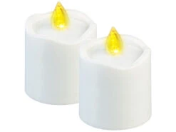 PEARL LED-Kerzen Friedhof:4er-Set Flackernde LED-Grablicht-Kerzen, Leuchtet Tag & Nacht, Weiß 21 PEARL LED-Kerzen Friedhof:4er-Set Flackernde LED-Grablicht-Kerzen, Leuchtet Tag & Nacht, Weiß -Lunartec Shop zx6235 5