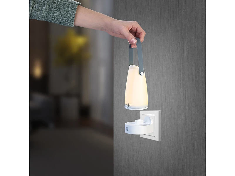 Lunartec 2er-Set 2in1-Steckdosen-Nachtlichte Mit PIR-Sensor & Akku-Tischleuchte 13 Lunartec 2er-Set 2in1-Steckdosen-Nachtlichte Mit PIR-Sensor & Akku-Tischleuchte – Bild 11