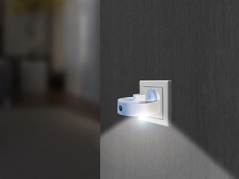 Lunartec 2er-Set 2in1-Steckdosen-Nachtlichte Mit PIR-Sensor & Akku-Tischleuchte 14 Lunartec 2er-Set 2in1-Steckdosen-Nachtlichte Mit PIR-Sensor & Akku-Tischleuchte – Bild 12
