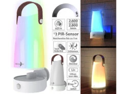 Lunartec 2er-Set 2in1-Steckdosen-Nachtlichte Mit PIR-Sensor & Akku-Tischleuchte 24 Lunartec 2er-Set 2in1-Steckdosen-Nachtlichte Mit PIR-Sensor & Akku-Tischleuchte -Lunartec Shop zx7083 6