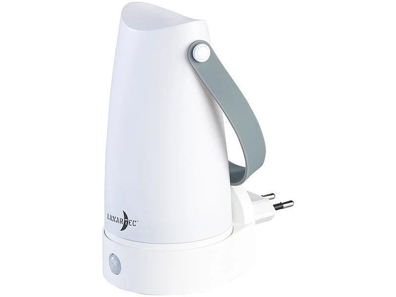 Lunartec 2er-Set 2in1-Steckdosen-Nachtlichte Mit PIR-Sensor & Akku-Tischleuchte 15 Lunartec 2er-Set 2in1-Steckdosen-Nachtlichte Mit PIR-Sensor & Akku-Tischleuchte – Bild 13
