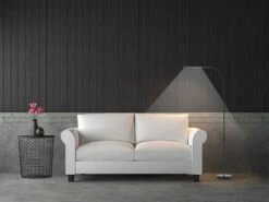 Luminea Home Control WLAN Stehlampe:Smarte WLAN-Stehleuchte, CCT-LEDs, Schwanenhals, Dimmbar, App, Schwarz -Lunartec Shop zx7128 6