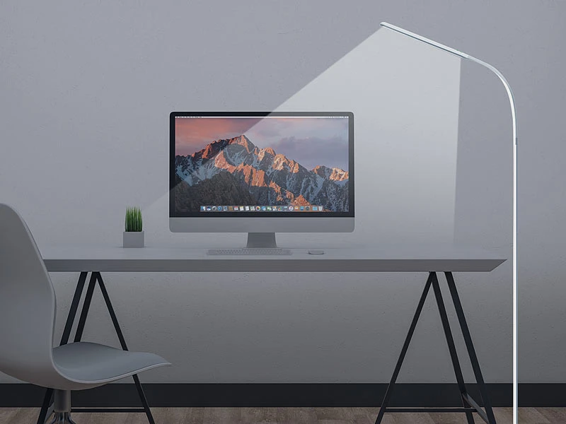 Luminea Home Control Stehlampe:Smarte WLAN-Stehleuchte, CCT-LEDs, Schwanenhals, Dimmbar, App, Weiß 11 Luminea Home Control Stehlampe:Smarte WLAN-Stehleuchte, CCT-LEDs, Schwanenhals, Dimmbar, App, Weiß – Bild 9