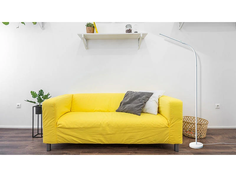 Luminea Home Control Stehlampe:Smarte WLAN-Stehleuchte, CCT-LEDs, Schwanenhals, Dimmbar, App, Weiß 10 Luminea Home Control Stehlampe:Smarte WLAN-Stehleuchte, CCT-LEDs, Schwanenhals, Dimmbar, App, Weiß – Bild 8