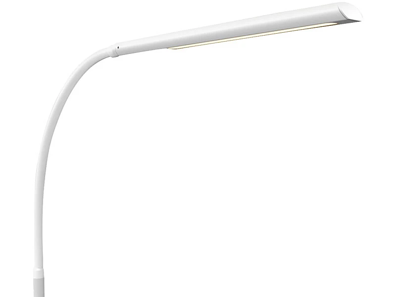 Luminea Home Control Stehlampe:Smarte WLAN-Stehleuchte, CCT-LEDs, Schwanenhals, Dimmbar, App, Weiß 13 Luminea Home Control Stehlampe:Smarte WLAN-Stehleuchte, CCT-LEDs, Schwanenhals, Dimmbar, App, Weiß – Bild 11