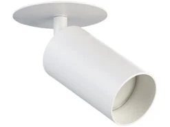 Luminea Deckenlampe Wohnzimmer:2er-Set Schwenkbarer Wand- Und Deckenspots Mit GU10-Fassung, Weiß, -Lunartec Shop zx7219 1