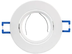 Luminea Einbaulampen-Rahmen:3er-Set Alu-Einbaustrahler-Rahmen, Weiß, Inkl. WLAN-LED-Spots -Lunartec Shop zx7223 4 2