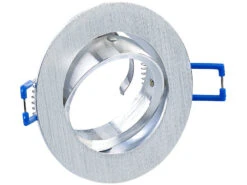 Luminea Einbauleuchten-Fassungen:12er-Set Einbaustrahler-Rahmen, Einstellbarer Abstrahlwinkel, Alu 17 Luminea Einbauleuchten-Fassungen:12er-Set Einbaustrahler-Rahmen, Einstellbarer Abstrahlwinkel, Alu -Lunartec Shop zx7225 2 3