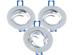 Luminea GU10 RGB:3er-Set Alu-Einbaustrahler-Rahmen Mit WLAN-LED-Spots, 350 Lm, App 27 Luminea GU10 RGB:3er-Set Alu-Einbaustrahler-Rahmen Mit WLAN-LED-Spots, 350 Lm, App -Lunartec Shop zx7225 9 1