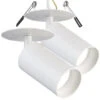 Luminea Deckenlampe Wohnzimmer:2er-Set Schwenkbarer Wand- Und Deckenspots Mit GU10-Fassung, Weiß, -Lunartec Shop zx7272 5