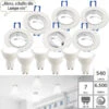 Luminea GU10 Leuchtmittel LED:6er-Set Alu-Einbaustrahler-Rahmen, Weiß, Inklusive LED-Spots 1 Luminea GU10 Leuchtmittel LED:6er-Set Alu-Einbaustrahler-Rahmen, Weiß, Inklusive LED-Spots -Lunartec Shop zx7301 13