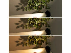 Luminea Home Control Stimmungslicht:Smarte WLAN-Stimmungsleuchte, RGB-CCT-LEDs, 210lm, 2,2W, USB, Schwarz -Lunartec Shop zx8270 38