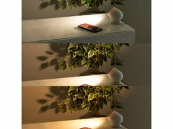 Luminea Home Control Lichtleiste:Smarte WLAN-Stimmungsleuchte, RGB-CCT-LEDs, 210 Lm, 2,2 W, USB, Weiß -Lunartec Shop zx8271 38