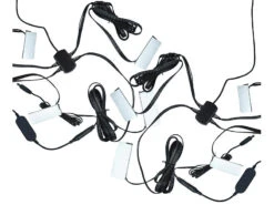 Luminea Home Control Beleuchtung Glasboden:2er-Set WLAN-LED-Glasbodenbeleuchtungen, 4 Klammern, 12 RGBW-LEDs, App 19 Luminea Home Control Beleuchtung Glasboden:2er-Set WLAN-LED-Glasbodenbeleuchtungen, 4 Klammern, 12 RGBW-LEDs, App -Lunartec Shop zx9063 13